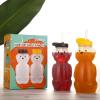 image2 Pack Honey Bear Straw Cups with 4 Flexible Straws ampamp Cleaning Tools2 Straw Brushes ampamp1 Bottle Brush 8Ounce Therapy Sippy Bottles for Speech and Feeding Training LeakProof ampamp FoodGrade ampamp BPA FreeYellow  Black
