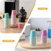 imageAOZITA Bathroom Cup Dispenser 2 Pack Mouthwash Cups Holder Small Disposable Paper Cup Holders For Rinsing Cups On Bathroom Vanity Countertops