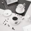 imageAOZITA Espresso Cups and Saucers with Espresso Spoons Stackable Espresso Mugs12piece 25Ounce Demitasse Cups Protective Packaging