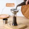 imageAozita 188 Stainless Steel Spice Funnel with Handle for Spice Jars  Professional Grade Kitchen Tools