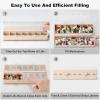 imageFoldable ampamp Dual Protection Weekly Pill Organizer 2 Times A Day with Etched Labels AM PM 7 Day Medicine Container Box Large Portable Week Travel Pill Case for Daily Medication Vitamin  PinkKhaki