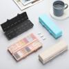 imageFoldable ampamp Dual Protection Weekly Pill Organizer 2 Times A Day with Etched Labels AM PM 7 Day Medicine Container Box Large Portable Week Travel Pill Case for Daily Medication Vitamin  PinkAll Black