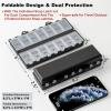 imageFoldable ampamp Dual Protection Weekly Pill Organizer 2 Times A Day with Etched Labels AM PM 7 Day Medicine Container Box Large Portable Week Travel Pill Case for Daily Medication Vitamin  PinkBlack