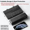 imageFoldable ampamp Dual Protection Weekly Pill Organizer 2 Times A Day with Etched Labels AM PM 7 Day Medicine Container Box Large Portable Week Travel Pill Case for Daily Medication Vitamin  PinkAll Black