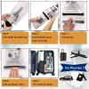 imageUPGRADED PROTECTION 4 Set 8 pcs Reusable Wine Bags for Travel Wine Travel Protector Bottle Travel Sleeve Case For Airplane Car Cruise TRIPLE Protection Luggage LeakProof Safety Impact Resist4 Set