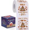 image16th Birthday Gifts for Boy or Girl Toilet Roll Paper  Sweet 16 Birthday Decorations Party Supplies Favors  Funny Bday Present for Him Her Friends  16 Years Old Gift Ideas  Brown21stBrown