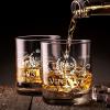 image40th Birthday Gifts for Men Whiskey Glass Set  40th Birthday Decorations Party Supplies  40 Year Anniversary Bday Gifts Ideas for Him Dad Husband Friends  Wood Box ampamp Whiskey Stones ampamp Coaster70th