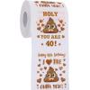 image50th Birthday Gifts for Women Men Her Him  Happy Prank Toilet Paper  50th Birthday Decorations Party Supplies Favors  50 Years Old Funny Gag Gift Ideas Novelty Bday Present for Friends Family40thBrown