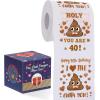image50th Birthday Gifts for Women Men Her Him  Happy Prank Toilet Paper  50th Birthday Decorations Party Supplies Favors  50 Years Old Funny Gag Gift Ideas Novelty Bday Present for Friends Family40thBrown