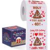 image50th Birthday Gifts for Women Men Her Him  Happy Prank Toilet Paper  50th Birthday Decorations Party Supplies Favors  50 Years Old Funny Gag Gift Ideas Novelty Bday Present for Friends Family40thRed