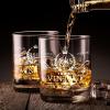 imageAOZITA 50th Birthday Gifts for Men Whiskey Glass with Delicate Package 50th Birthday Decorations for Men Party Supplies  50th Bday Gifts Ideas for Him Dad Husband Friends  11oz Whiskey Glass40th