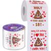 image18th Birthday Gifts for Boys or Girls  Happy Prank Toilet Paper  18th Birthday Decorations Party Supplies Favors  Novelty Bday Present for Him Her Friends  18 Years Old Funny Gag Gift for Guys18thRed