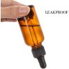 image24 Pcs 2 oz Dark Amber Dropper Bottles with 6 Small Funnels ampamp 1 Long Glass Labels  60ml Tincture Bottles w Eye Dropper for Essential Oils Perfume Hair Oil Liquids  Leak Proof Travel Bottles2 OZ
