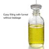 image4 Pack 4oz Glass Dropper Bottles with Measured Dropper  120ml Clear Tincture Bottles with Calibrated Glass Eye Droppers 1ml Leakproof Essential Oil Bottle for Health Personal Care ampamp BeautyClear