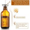 image4 Pack 4oz Glass Dropper Bottles with Measured Dropper  120ml Clear Tincture Bottles with Calibrated Glass Eye Droppers 1ml Leakproof Essential Oil Bottle for Health Personal Care ampamp BeautyAmber