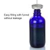 image4 Pack 4oz Glass Dropper Bottles with Measured Dropper  120ml Clear Tincture Bottles with Calibrated Glass Eye Droppers 1ml Leakproof Essential Oil Bottle for Health Personal Care ampamp BeautyBlue