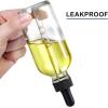 image4 Pack 4oz Glass Dropper Bottles with Measured Dropper  120ml Clear Tincture Bottles with Calibrated Glass Eye Droppers 1ml Leakproof Essential Oil Bottle for Health Personal Care ampamp BeautyClear
