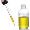 imageAOZITA 4 Pack 4 oz Dropper Bottles with 1 Funnel ampamp 4 Labels  Essential Oils Bottles for Health Personal Care ampamp Beauty  120ml Thick Clear Glass Tincture Bottles with Eye Droppers LeakproofClear