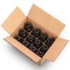 image12 Pack 2 oz Glass Dropper Bottle with 3 Stainless Steel Funnels ampamp 1 Long Eye Dropper  60ml Amber Glass Tincture Bottles for Travel Essential Oils Liquids  Leakproof2 OZ