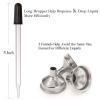 image12 Pack 2 oz Glass Dropper Bottle with 3 Stainless Steel Funnels ampamp 1 Long Eye Dropper  60ml Amber Glass Tincture Bottles for Travel Essential Oils Liquids  Leakproof2 OZ