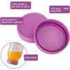 imageAOZITA  28 Pack  Plastic Mason Jar Lids Fits Ball Kerr ampamp More  14 Wide Mouth ampamp 14 Regular Mouth  Colored Storage Caps for Canning Jars Dishwasher Safe ampamp Food Grade14W  14R  1