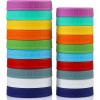 imageAOZITA 10 WIDE Mouth ampamp 10 REGULAR Mouth Mason Jar Lids  20 Pack Food Grade Plastic Mason Jar Caps for Ball Kerr and More Canning Jars  Leakproof ampamp Dishwasher Safe  Multicolor