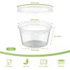 imageAOZITA 20 Sets 32 oz Plastic Deli Food Containers With Lids Airtight Food Storage Containers FreezerDishwasherMicrowave Safe Soup Containers For Takeout Meal Prep StorageASLTT12OZ32