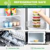 imageAOZITA 20 Sets 32 oz Plastic Deli Food Containers With Lids Airtight Food Storage Containers FreezerDishwasherMicrowave Safe Soup Containers For Takeout Meal Prep StorageASLTT8OZ36