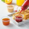 imageAOZITA 200 Sets  2 oz Jello Shot Cups Portion Cups With Lids Airtight and Stackable Small Plastic ContainersASLB4C100