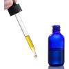 imageAOZITA 4 Pack 2 oz Dropper Bottles with 1 Funnel ampamp 4 Labels  Essential Oils Bottles for Health Personal Care ampamp Beauty  60ml Thick Dark Amber Glass Tincture Bottles with Eye Droppers LeakproofBlue