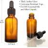 imageAOZITA 4 Pack 2 oz Dropper Bottles with 1 Funnel ampamp 4 Labels  Essential Oils Bottles for Health Personal Care ampamp Beauty  60ml Thick Dark Amber Glass Tincture Bottles with Eye Droppers LeakproofAmber