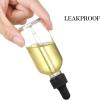 imageAOZITA 4 Pcs 1 oz Golden Cap Clear Dropper Bottles 30ml with 1 Funnel ampamp 4 Labels  Glass Tincture Bottles with Eye Droppers  Leakproof Essential Oil Bottles for Health Personal Care ampamp BeautyBlack Cap