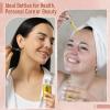 imageAOZITA 4 Pcs 1 oz Golden Cap Clear Dropper Bottles 30ml with 1 Funnel ampamp 4 Labels  Glass Tincture Bottles with Eye Droppers  Leakproof Essential Oil Bottles for Health Personal Care ampamp BeautyGolden Cap