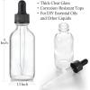 imageAOZITA 4 Pcs 1 oz Golden Cap Clear Dropper Bottles 30ml with 1 Funnel ampamp 4 Labels  Glass Tincture Bottles with Eye Droppers  Leakproof Essential Oil Bottles for Health Personal Care ampamp BeautyBlack Cap