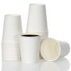 imageAOZITA 120 Pack 8 oz Paper Cups Coffee Cups White Paper HotCold Disposable Beverage Drinking Cup for Water Juice Coffee Tea