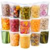 imageAOZITA 20 Sets 32 oz Plastic Deli Food Containers With Lids Airtight Food Storage Containers FreezerDishwasherMicrowave Safe Soup Containers For Takeout Meal Prep Storage32 oz