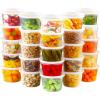 imageAOZITA 20 Sets 32 oz Plastic Deli Food Containers With Lids Airtight Food Storage Containers FreezerDishwasherMicrowave Safe Soup Containers For Takeout Meal Prep StorageASLTT16OZ32