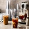 imageAOZITA 120 Sets  16 oz Clear Plastic Cups with Lids Disposable Cups With Straw Slot Lids for Cold Drinks Milkshake Smoothie Iced Coffee and TOGO Drinkings20 oz
