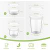 imageAOZITA 24 Sets Plastic Deli Food Containers With Lids 8 oz 16oz 32oz Variety pack Airtight Food Storage Containers FreezerDishwasherMicrowave Safe Soup Containers For Takeout Food Storage48 Sets