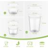 imageAOZITA 24 Sets Plastic Deli Food Containers With Lids 8 oz 16oz 32oz Variety pack Airtight Food Storage Containers FreezerDishwasherMicrowave Safe Soup Containers For Takeout Food Storage24 Sets