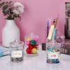 imageAOZITA 8 Pack Acrylic Qtip Holder Dispenser with Lids ampamp Labels Cotton Swab Ball Round Pads Floss Picks Storage Canister  Clear Plastic Apothecary Jar for Bathroom Vanity Makeup Organizer3 Pack
