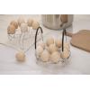imageAozita Multipurpose Stackable Egg Steamer Rack Trivet with Heat Resistant Silicone Handles Compatible for Instant Pot Accessories 6 Qt8 Qt  18 Egg Cooking Rack for Pressure Cooker Accessories