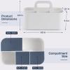 imageMultiuse Caddy Organizer w Handle  Stackable Plastic Tote Bin  Art Craft Supplies Office Desk Stationery Pen Holder Kitchen Utensil Makeup Bathroom Shower Cleaning Dorm Organizer  YellowWhite