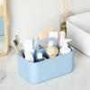 imageMultiuse Caddy Organizer w Handle  Stackable Plastic Tote Bin  Art Craft Supplies Office Desk Stationery Pen Holder Kitchen Utensil Makeup Bathroom Shower Cleaning Dorm Organizer  YellowBlue