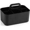 imageMultiuse Caddy Organizer w Handle  Stackable Plastic Tote Bin  Art Craft Supplies Office Desk Stationery Pen Holder Kitchen Utensil Makeup Bathroom Shower Cleaning Dorm Organizer  YellowBlack
