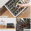 imageAOZITA 14 Pcs Glass Spice Jars with Spice Labels  8oz Empty Square Spice Bottles  Shaker Lids and Airtight Metal Caps  Chalk Marker and Silicone Collapsible Funnel Included4 oz