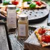 imageAOZITA 24 Pcs Glass Spice Jars with White Printed Spice Labels  4oz Empty Square Spice Bottles  Shaker Lids and Airtight Metal Caps  Silicone Collapsible Funnel