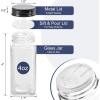 imageAOZITA Spice Rack Organizer with 28 Empty Spice Jars Funnel Labels  Seasoning Organizer for Countertop Cabinet Kitchen PantryBlack
