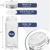 imageAOZITA Spice Rack Organizer with 28 Empty Spice Jars Funnel Labels  Seasoning Organizer for Countertop Cabinet Kitchen PantrySilver
